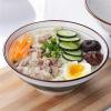 Meiiron Green Ceramic Ramen Bowl, 9 in view 3