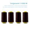 Overlock Thread, 100% Polyester, Coffee, 4-Cones Set view 3