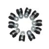 10-Piece Rubber-Lined P-Clamps for Pipes, Hoses, and Cables view 1