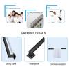 UPIKIT Black Metal Stair Handrail, 110 cm, Wall-Mounted view 3