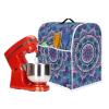 Poceacles Stand Mixer Cover, S, Purple Boho Mandala Flowers view 1