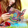 Jndtueit 1970s Groovy Daisy Stretch Book Cover, Hardcover view 3