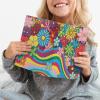 Jndtueit 1970s Groovy Daisy Stretch Book Cover, Hardcover view 4