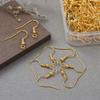 HXSCOO DIY Earring-Making Accessories, White K-Color Ear Hooks, 200 Pieces/Box view 3