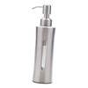 Refillable Stainless Steel Lotion Dispenser with Press Pump, Silver view 1