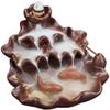 Feng Shui Waterfall Decor Statue, Ceramic Backflow Incense Holder with Cones view 1
