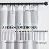 Keqiaosuocai Linen-Look Blackout Curtains, Extra Long, Thick, Customizable, 127 x 320 cm, White view 3
