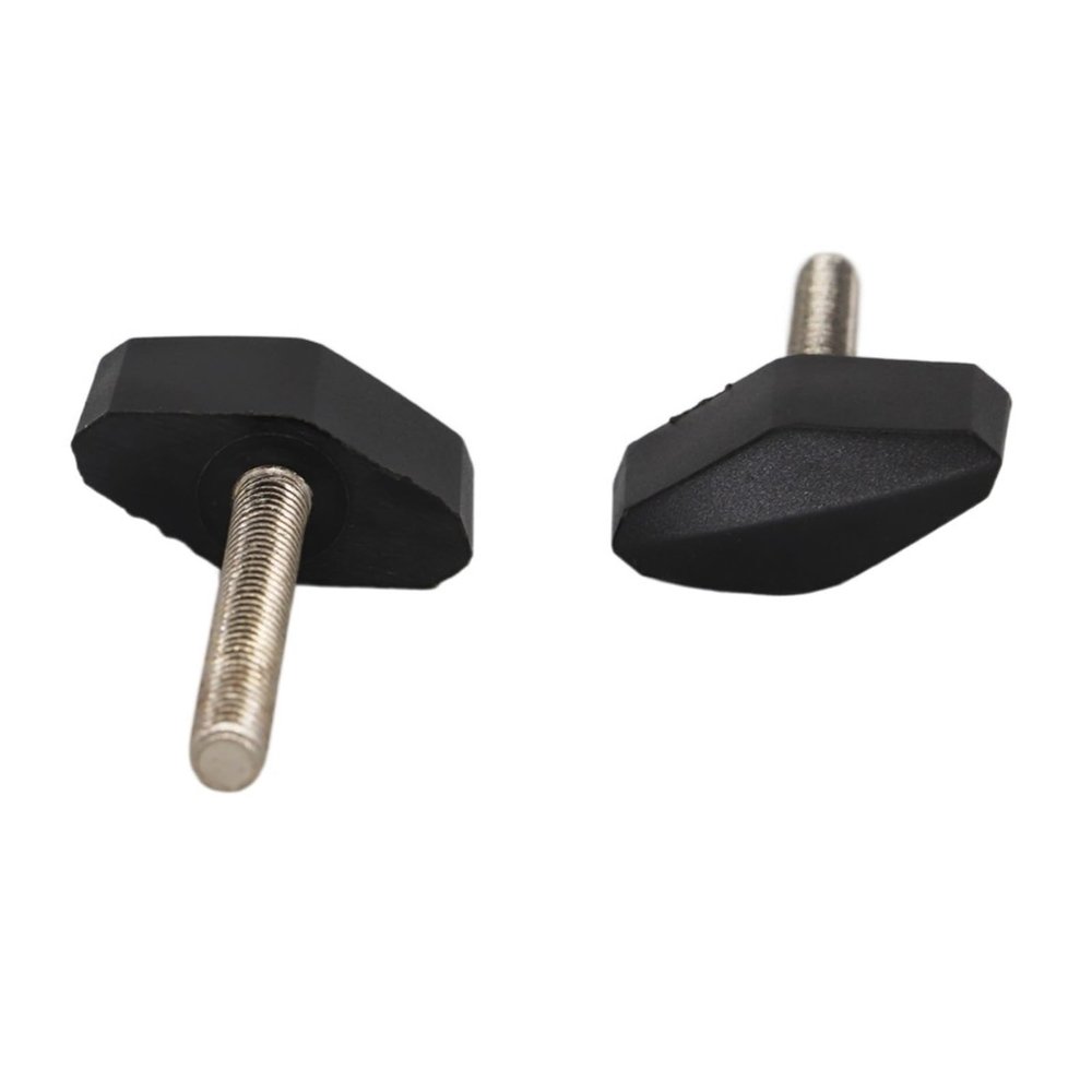 M6/M8 External-Thread Diamond Knurled Clamping Knob, 32 mm T-Head, 50 mm Length