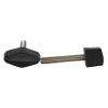 M6/M8 External-Thread Diamond Knurled Clamping Knob, 32 mm T-Head, 50 mm Length view 2