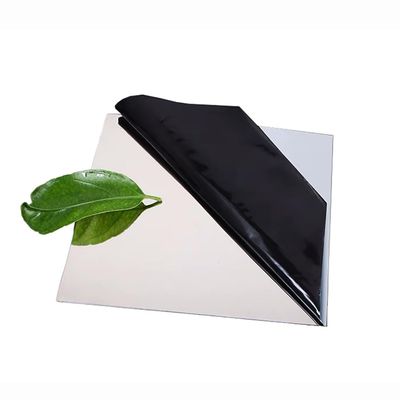 BAIWANLIN 8K 304 Stainless Steel Plate, 0.5–3 mm Thick, 100 × 100 mm, Mirror Finish on One Side, 0.8 mm × 100 mm × 100 mm