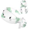 HOHODIY Dinosaur Adjustable Scrub Cap with Buttons, Sweatband with Bow, Hair Tie for Women, Multicolor 08, M/L view 1