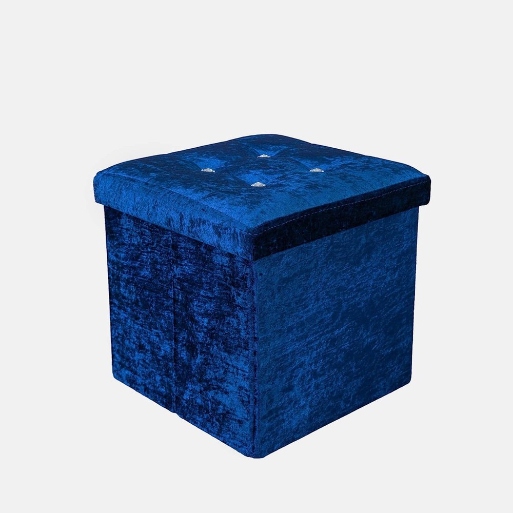 Artistic Fashionista Limited Faux Leather Ottoman Storage Box