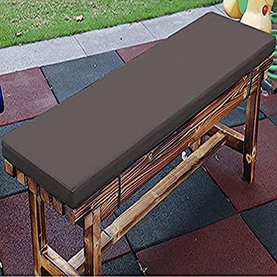 Zoomlie Waterproof Garden Bench Cushion, 5 cm Thick