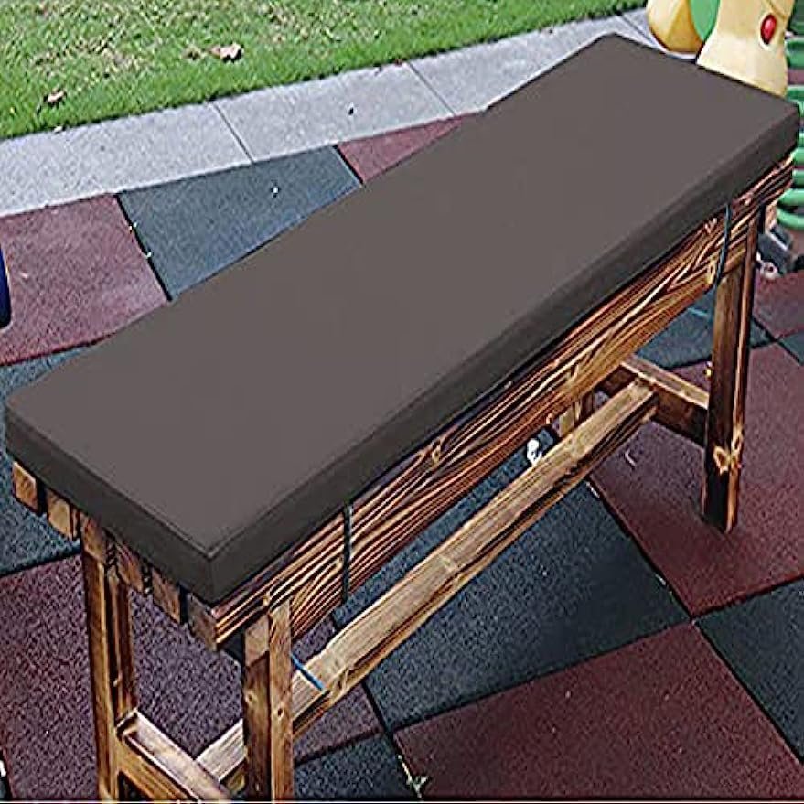 Zoomlie Waterproof Garden Bench Cushion, 5 cm Thick