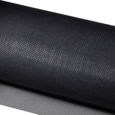 MEEYI Insect Screen Mesh 120 x 700 cm, High-Density Fiberglass, Black