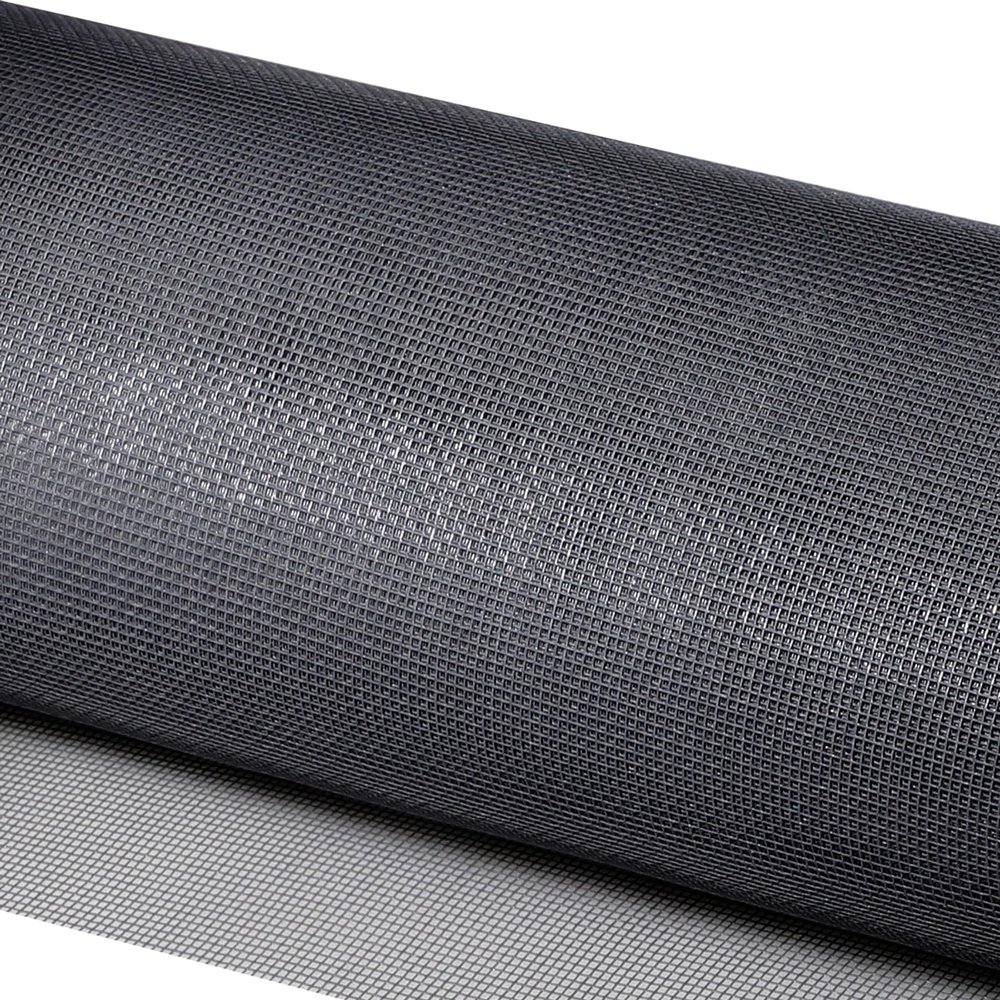MEEYI Insect Screen Mesh 150 × 2200 cm, DIY Fiberglass Screen for Windows and Balcony Doors, Gray
