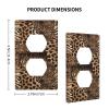 Leopard-Pattern Wall Plate for Light Switches or Outlets view 4