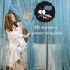 BUJOG Canopy Bed, Princess Lace Tent Mosquito Net/Bed Curtain with Stainless Steel Frame, A2, 180 x 200 x 210 cm view 4