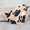 Soft Warm Fleece Throw Blanket for Children and Adults, Cute Owl Blanket for Sofa, Chairs or Bed, 150 x 200 cm view 2