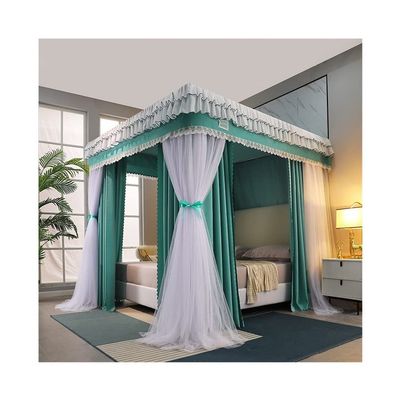 BUJOG 4-Corner Canopy Bed Curtain Mosquito Net, 3 Openings, Style 3, 2 x 2.2 x 2 m
