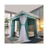 BUJOG 4-Corner Canopy Bed Curtain Mosquito Net, 3 Openings, Style 3, 2 x 2.2 x 2 m view 1