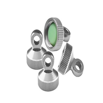 GPM Aluminum 6061-T6 Damper Top Caps for Traxxas 1/10 RC Cars and Trucks, Silver