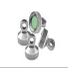 GPM Aluminum 6061-T6 Damper Top Caps for Traxxas 1/10 RC Cars and Trucks, Silver view 1