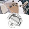 Buachois Marine 316 Stainless Steel Folding D-Ring Pad Eye view 4