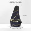 Palm Tree Over Blue Sea Sling Bag, Crossbody Chest Pack for Men and Women, Adjustable Shoulder, Marble, One Size view 4