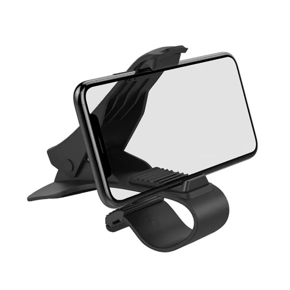 DFV mobile Car GPS Navigation Dashboard Phone Holder Clip for Realme C31 (2022) - Black