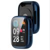 GIOPUEY 2-Pack Soft TPU Cases Compatible with Xiaomi Redmi Watch 3 Active, Blue + Blue view 3