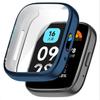 GIOPUEY 2-Pack Soft TPU Cases Compatible with Xiaomi Redmi Watch 3 Active, Blue + Blue view 4