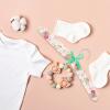 10 Floral-Wrapped Non-Slip Hangers view 3