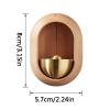 WOFDALY Wooden Wind Chime and Magnetic Door Bell for Home, Shop, Balcony, and Garden view 2