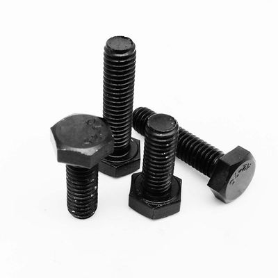5–20 pcs M3–M6 GB5783 DIN933 Black 304 Stainless Steel Hex Bolts