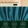 JunJiale High-Stretch Sofa Cover for 2-Seater Sofas, Elastic Slipcover with Anti-Slip Bottom, Gray Blue view 3