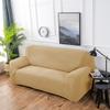 JunJiale Super Stretch Sofa Slipcover for 3-Seater, Soft Washable Furniture Protector with Non-Slip Foam and Elastic Bottom for Children and Pets (Rice Yellow) view 1