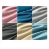PAHION 100% Cotton Fitted Sheet, 60S Long-Staple Cotton Satin, for Box Spring and Waterbeds, Solid Gold, 135 x 190 + 30 cm view 3