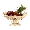 YIORYO Ceramic Fruit Bowl with Fu, European-Style Serving Bowl view 1