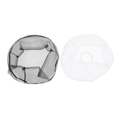 Veemoon 2-Piece Safety Net for Household Fans, Breathable Washable Covers, Black and White
