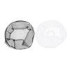 Veemoon 2-Piece Safety Net for Household Fans, Breathable Washable Covers, Black and White view 1