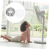 Veemoon 2-Piece Safety Net for Household Fans, Breathable Washable Covers, Black and White view 2