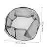 Veemoon 2-Piece Safety Net for Household Fans, Breathable Washable Covers, Black and White view 3