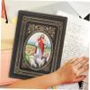 Ciieeo Vintage Leather Notebook with Bookmark for School, Office, Travel, Notes, Journaling, and Creative Projects view 3