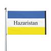 Hazaristan Flag, 90 x 150 cm, Outdoor Banner, 3 x 5 ft view 1