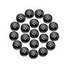 25 mm Black Resin Buttons, 4-Hole Sewing Buttons, 20-Piece Set with Storage Box view 1