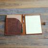 JJNUSA Leather Writing Pad Portfolio for Legal Pads, 8.5 x 11, A4 Document Folder Organizer view 2