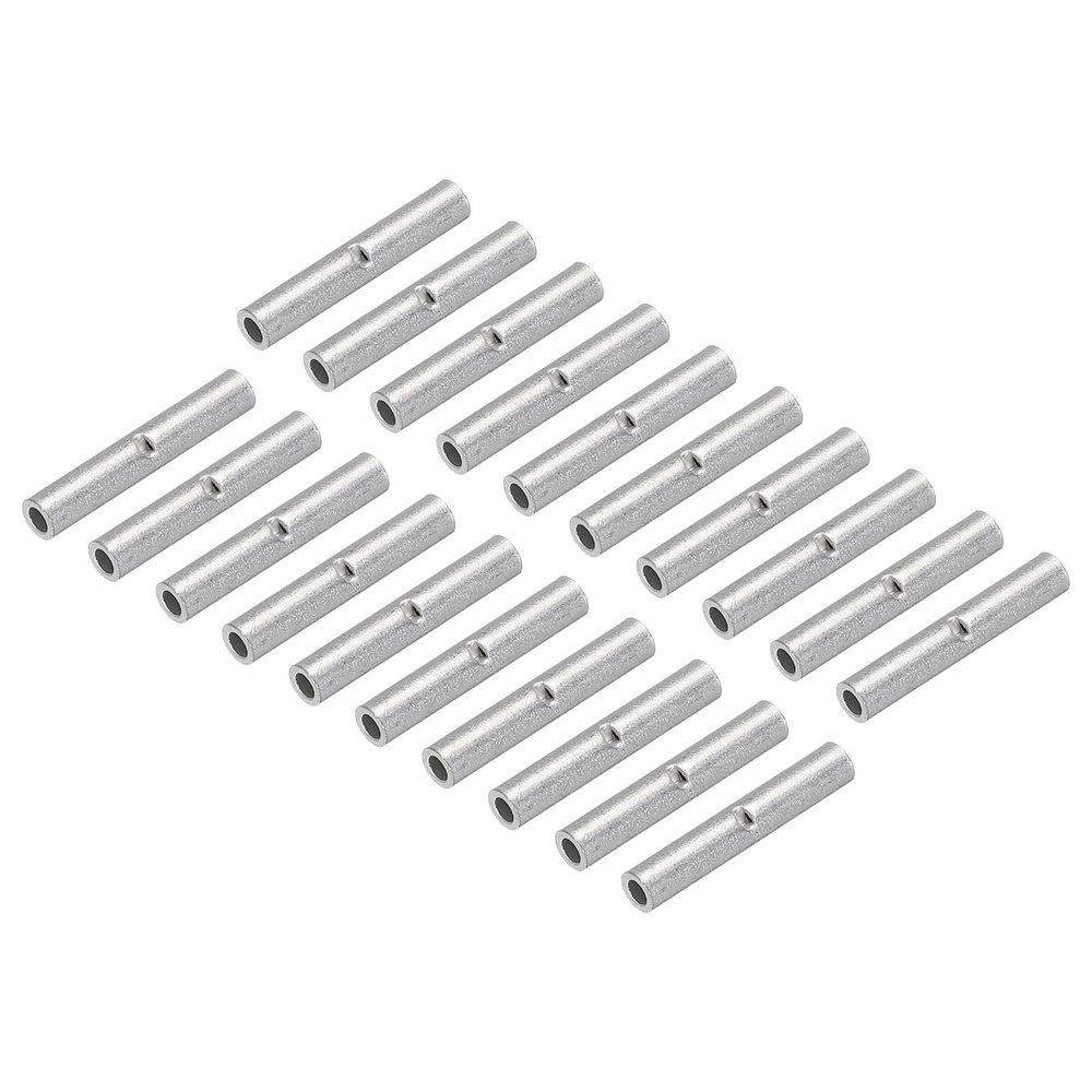 Sourcing Map 300-Piece Non-Insulated Butt Connectors, 26–22 AWG, BN0.5