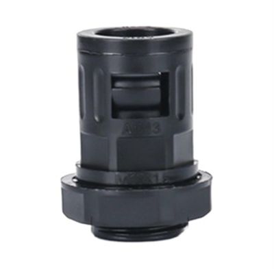 EdvenA 1-Piece Corrugated Conduit Connector, AD10-M12/AD54.5-M50, Automotive Corrugated Cable, Insulated Wiring Harness, Engine Cable Accessory (Color: A, Size: AD13M16)