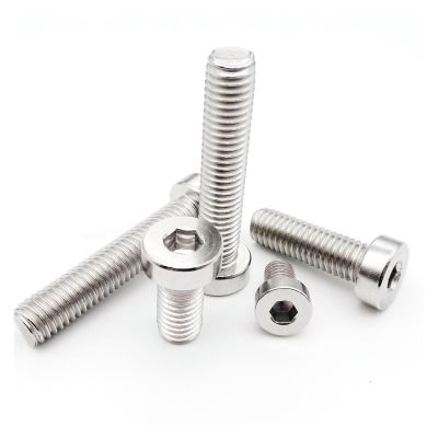 M3–M12 DIN 7984 304 A2 Stainless Steel Hex Socket Screws with Thin Flat Head